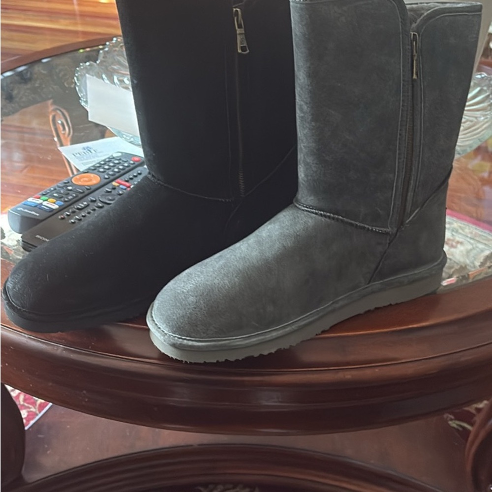 LAMO Gray Textured Sole Footwear